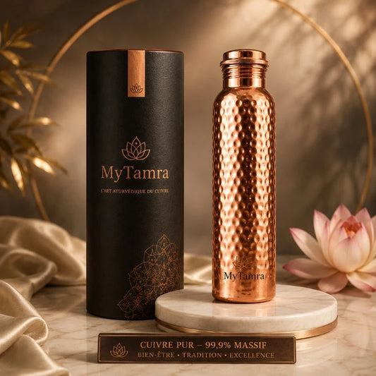 Heritage Hammered Copper Water Bottle